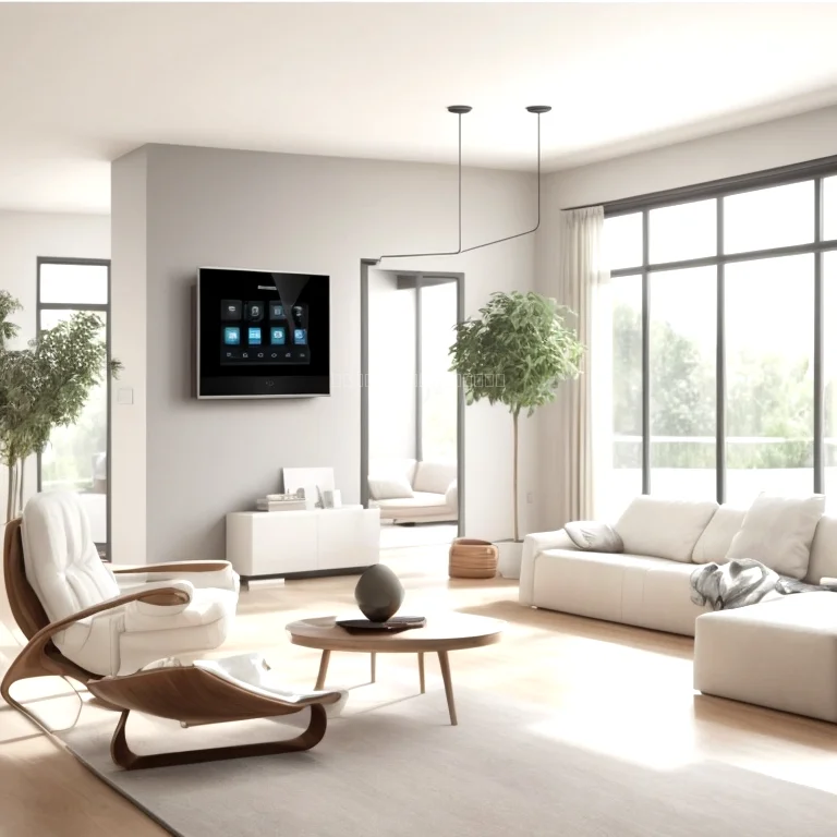 Smart home automation and AI devices ensuring comfort